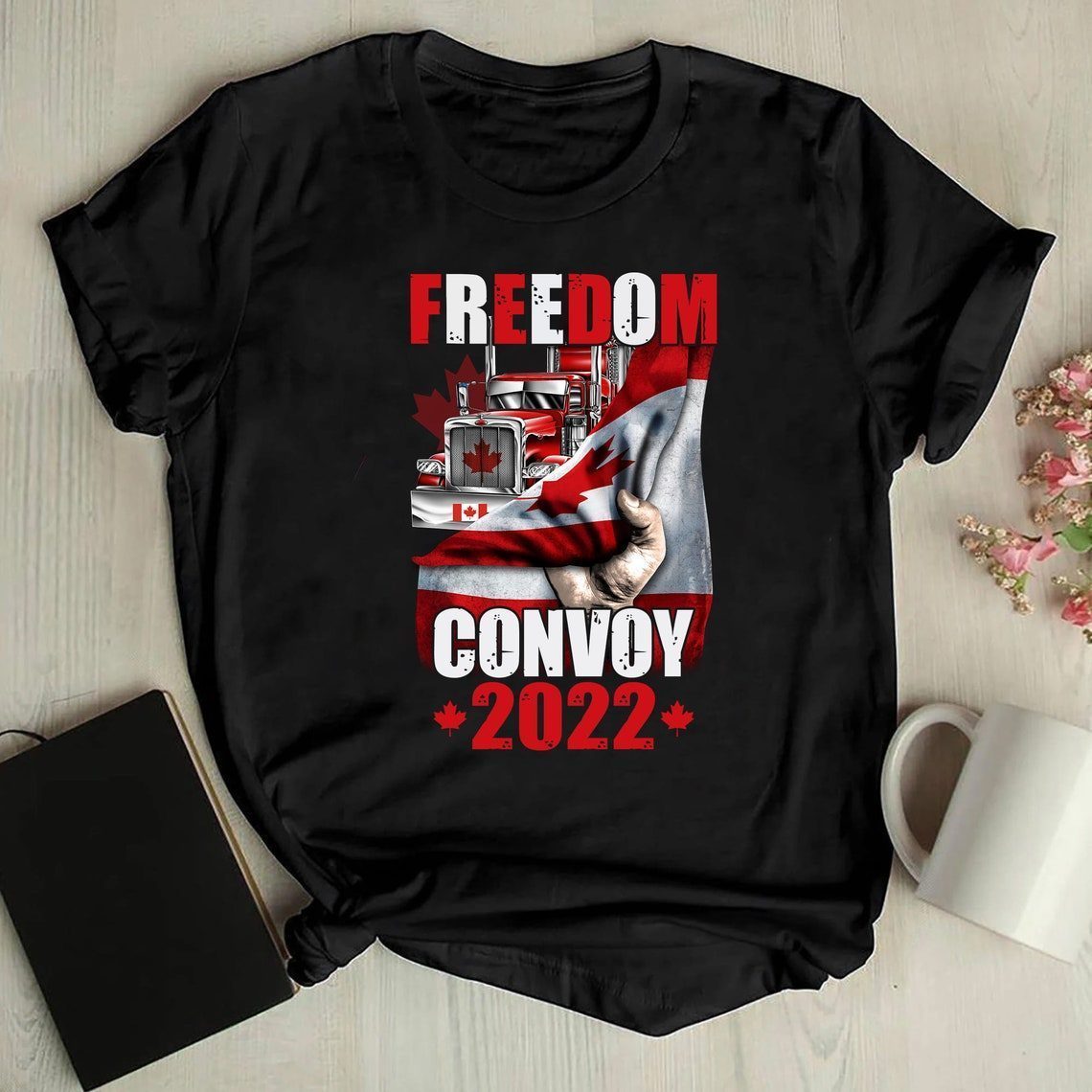 Freedom Convoy 2022 Flag Canada Limited Shirt