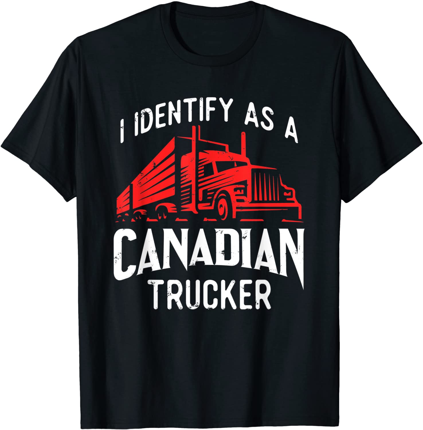 Freedom Convoy 2022 I Identify As Canadian Trucker Classic Shirt