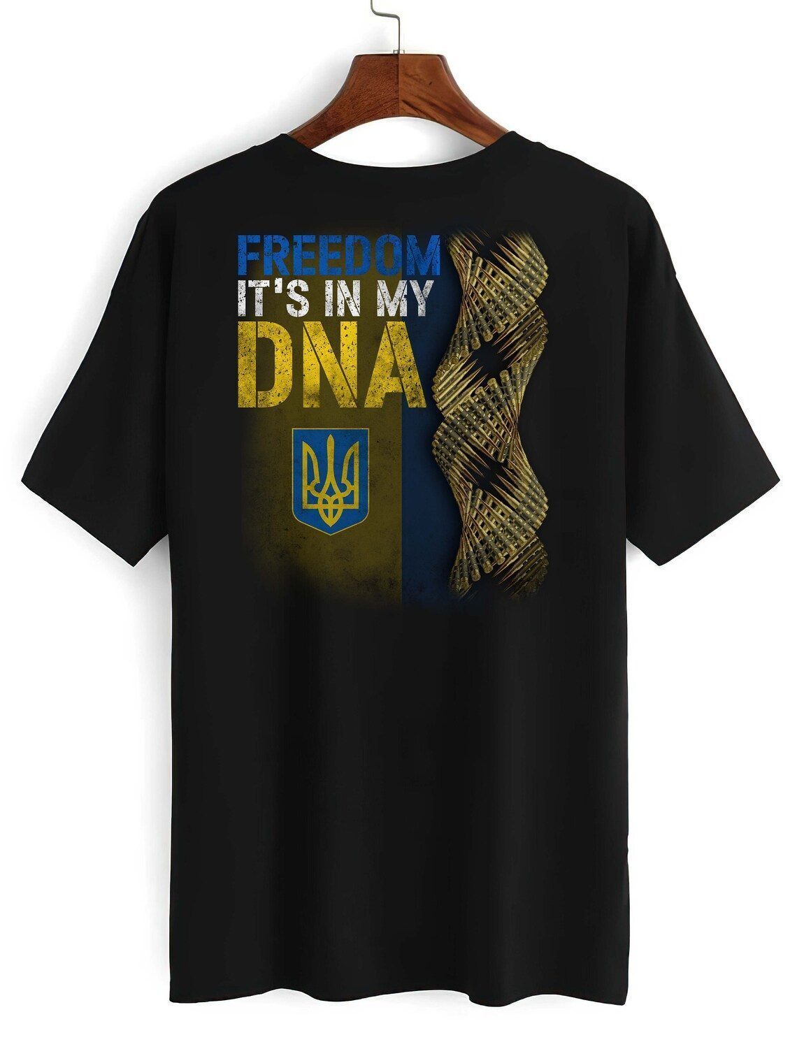 Freedom In My DNA Stand With Ukraine Support Peace No War Pray Ukraine 2022 Shirt