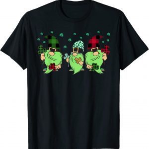 Gnomes with Shamrock St Patricks Pattys Day Classic Shirt