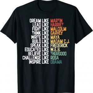 Greatest African-American Leaders Black History Month Attire Limited Shirt