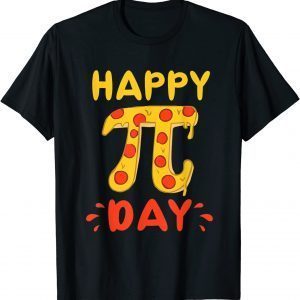 Happy Pi Day, Pie Day Pizza Mathematics Pi Symbol Unisex Shirt