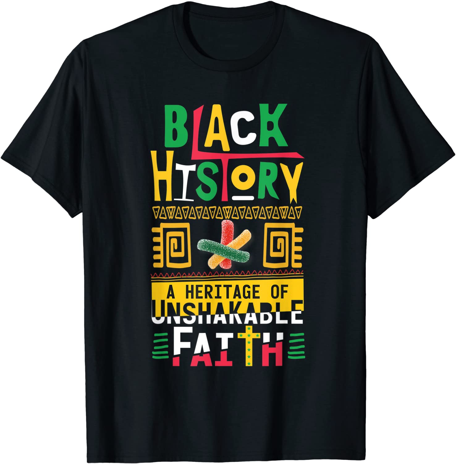 Heritage Of Unshakable Faith Black History Month Pride Gift Shirt