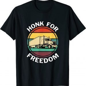 Honk For Freedom Support Truck Drivers Classic T-Shirt