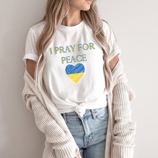 I Pray for Peace Stand with Ukraine No War Classic Shirt