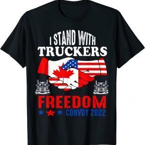 I Stand With Truckers Freedom Convoy 2022, Freedom Convoy T-Shirt