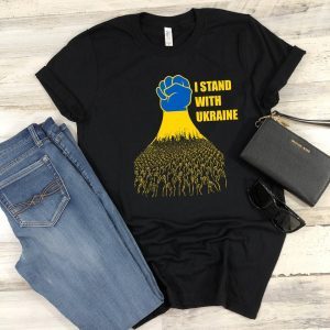 I Stand With Ukraine No War In Ukraine Ukrainian Flag Gift Shirt