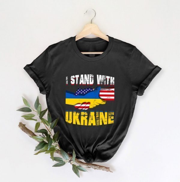 I Stand With Ukraine No War Ukraine Flag Unisex Shirt