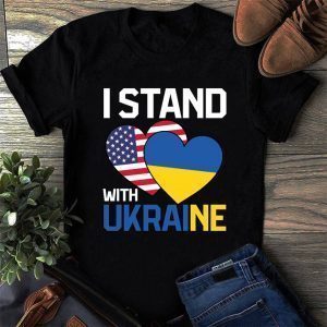 I Stand With Ukraine, Support Ukraine, Ukraine Strong, Pray For Ukraine Classic Shirt