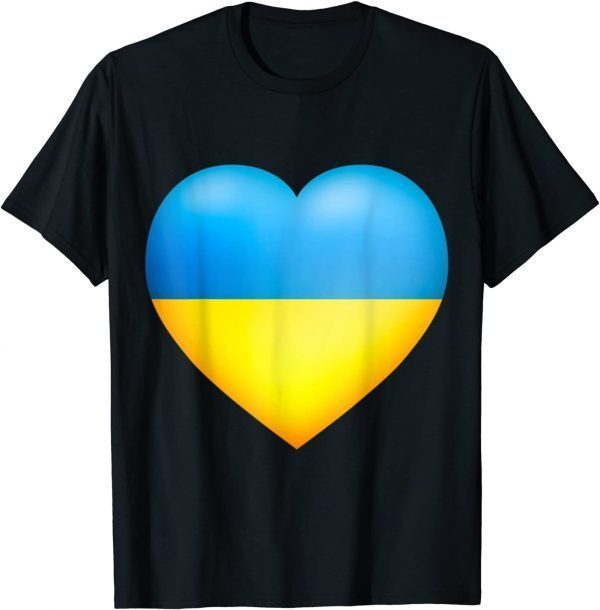 I Stand With Ukraine Ukrainian Heart 2022 Shirt