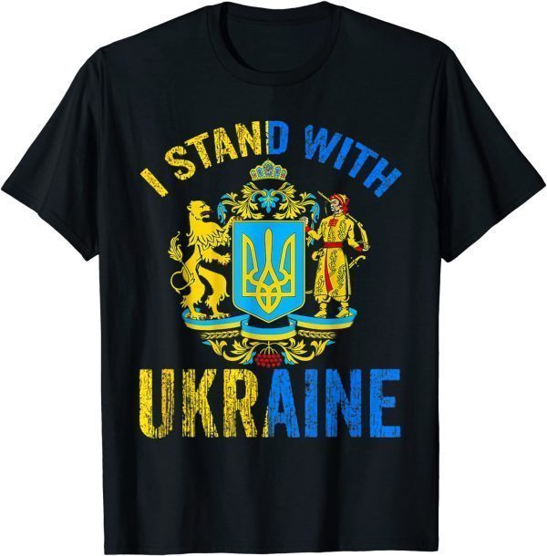 I Stand With Ukraine Ukrainian Lover support 2022 Gift Shirt