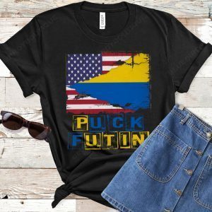 I Stand With Ukraine Ukrainian lover Puck Futin Tee Shirt