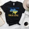 I Stand With Ukraine top War in Ukraine Ukrainian Flag T-Shirt