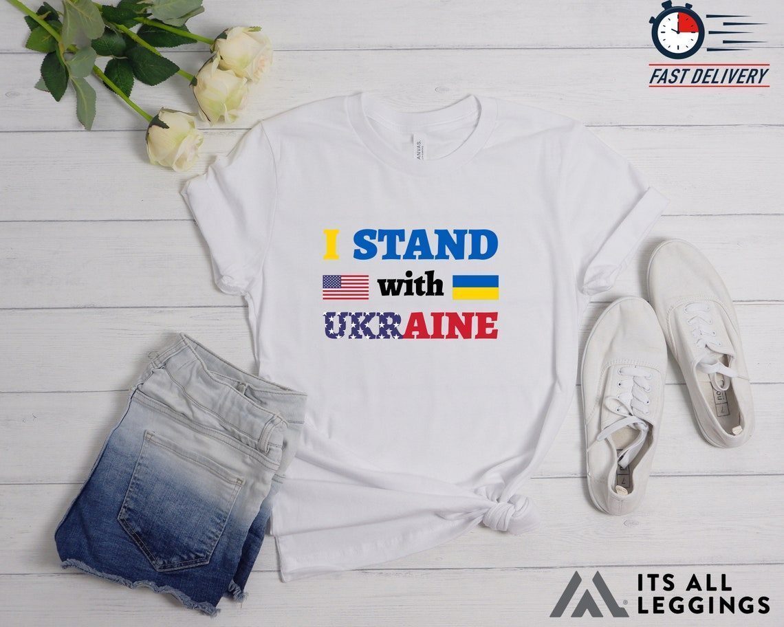 I Stand with Ukraine No War Unisex Shirt I Stand with Ukraine No War Unisex Shirt