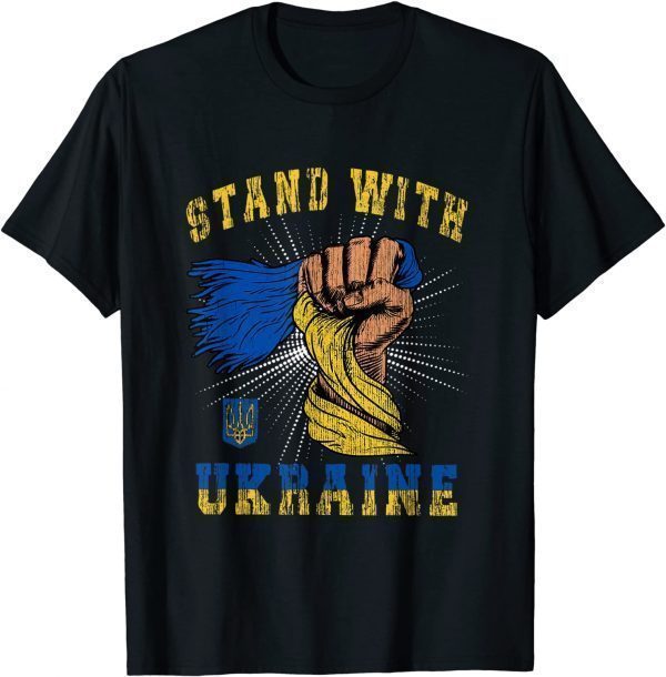 Ukraine Strong I Stand with Ukraine Stop Putin Invasion, Free Ukraine Shirt