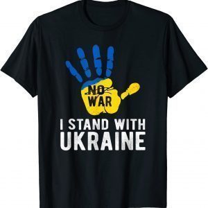 I Stand with Ukraine, Support Ukraine Flag Classic Shirt