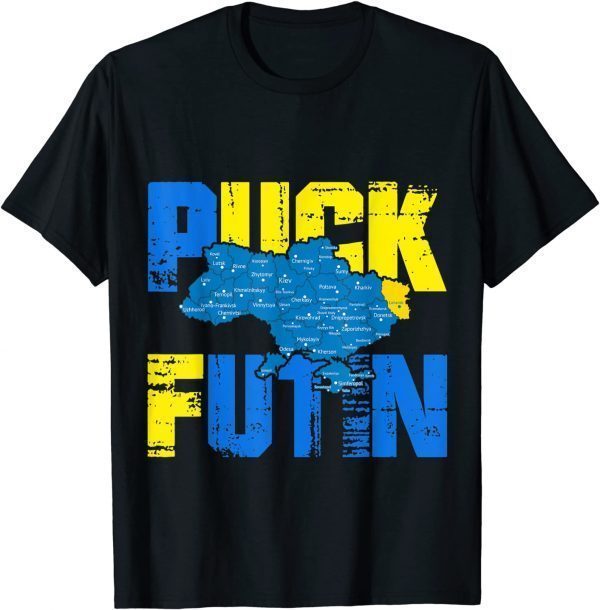 Puck Futin Meme I Stand With Ukraine Ukrainian Gift Shirt