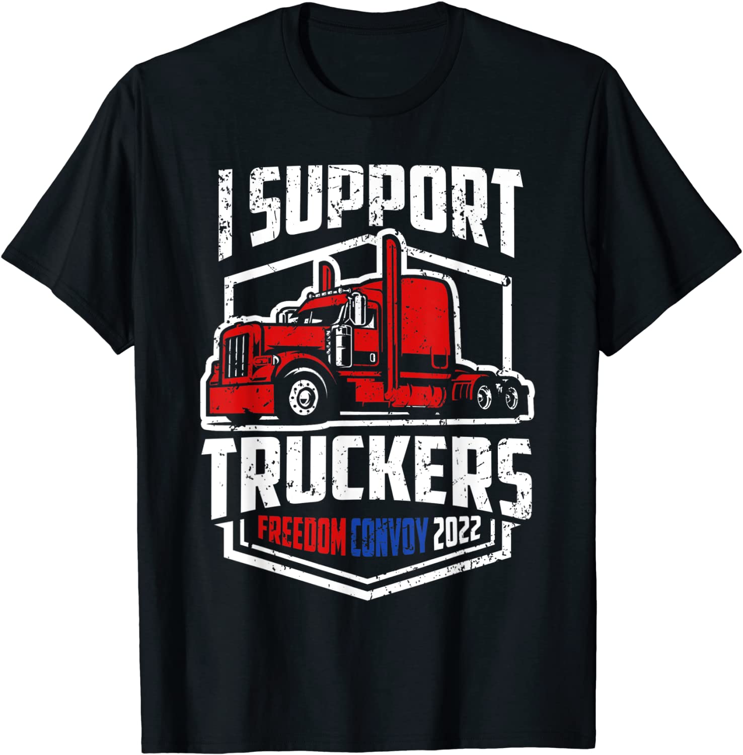 I Support Canadian Truckers Tee Freedom Convoy 2022 Gift Shirt
