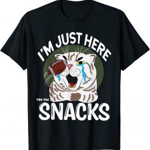 I'm Just Here For The Snacks USA Gamers Football Fans Gift Shirt