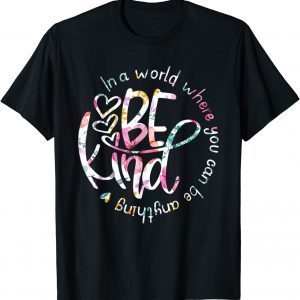 In A World Where You Can Be Anything Be Kind Gift Shirt