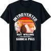 Introverted But Willing To Discuss guinea pigs Kitten Pet Classic Shirt