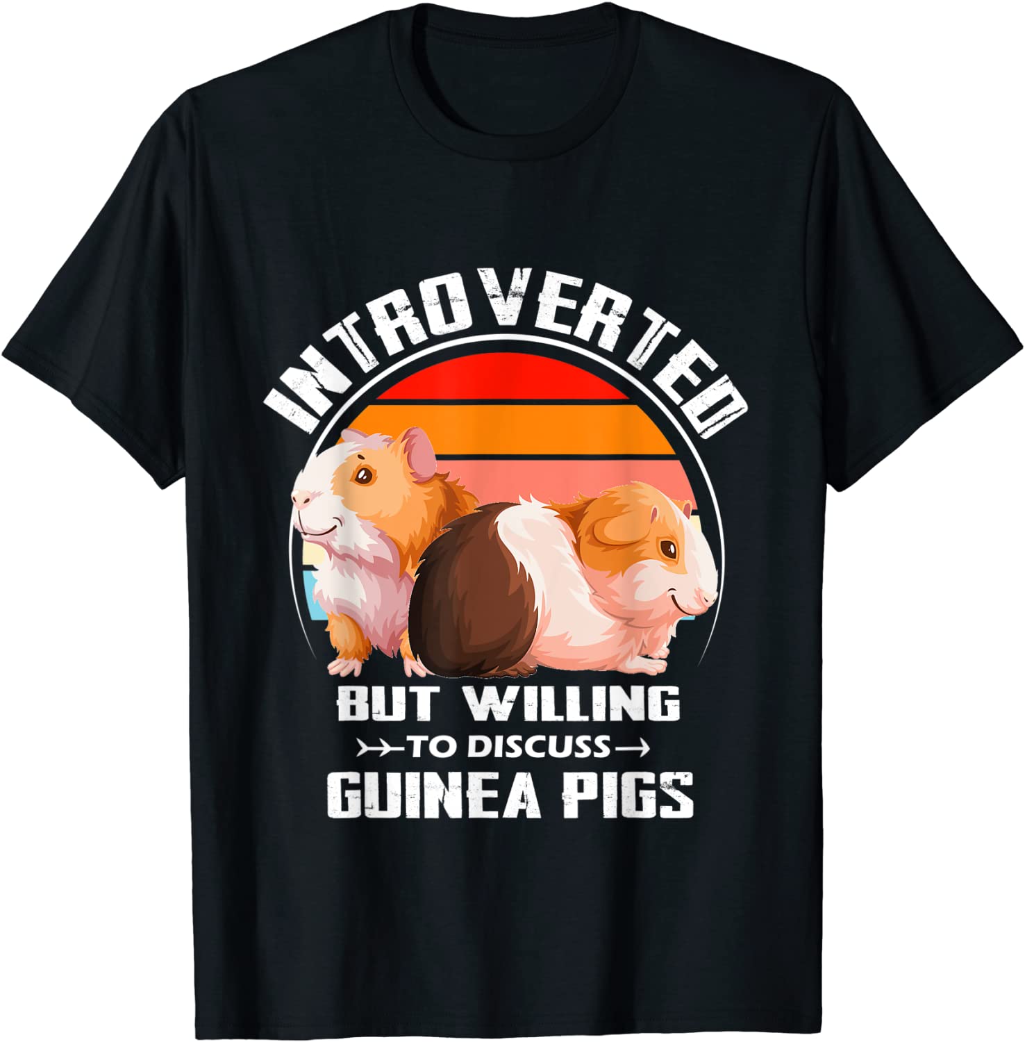 Introverted But Willing To Discuss guinea pigs Kitten Pet Classic Shirt