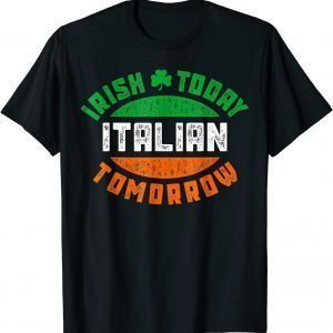 Irish Italian St. Patrick's Paddys Day Irish Green Shamrock T-Shirt