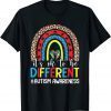 It s Ok To Be Different Rainbow Be kind Autism Awareness Classic Shirt