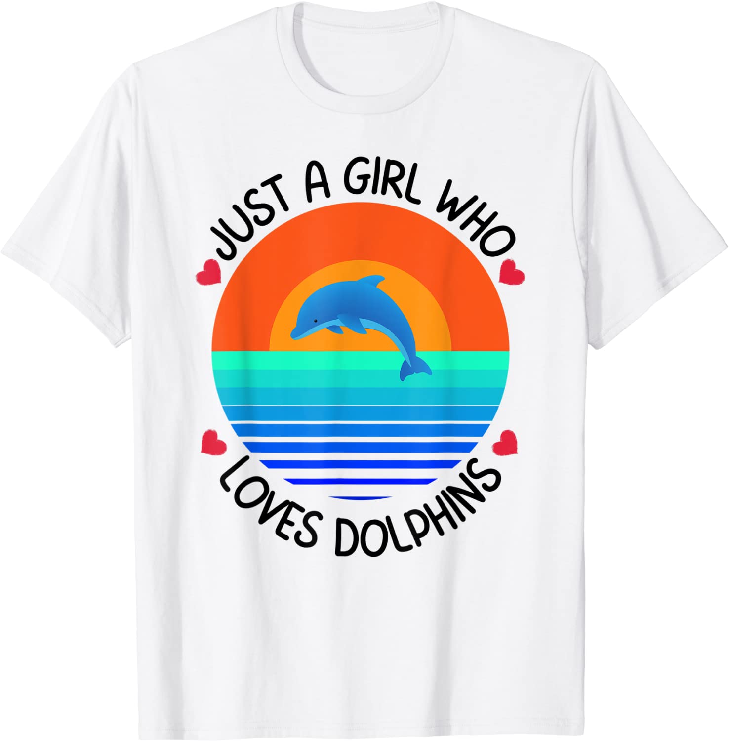 Just A Girl Who Loves Dolphins Classic Shirt