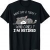 Lazy Cat I'm Retired Men 2022 Retirement Classic Shirt