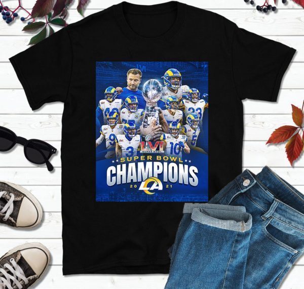 LA Rams 2022 Super Bowl Champs Shirt