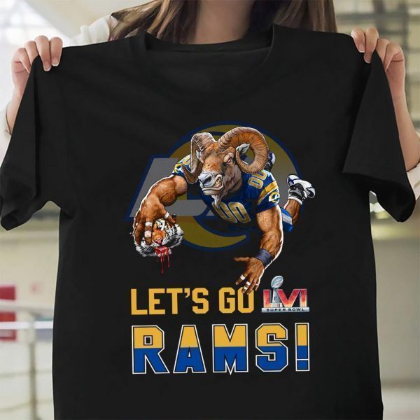 Los Angeles Rams Champs Super Bowl LVI Let's Go Rams Shirt