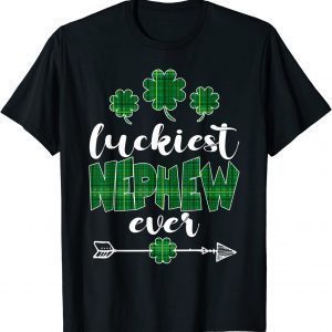 Luckiest Nephew Ever St Patricks Day Shamrock Buffalo Green Limited Shirt