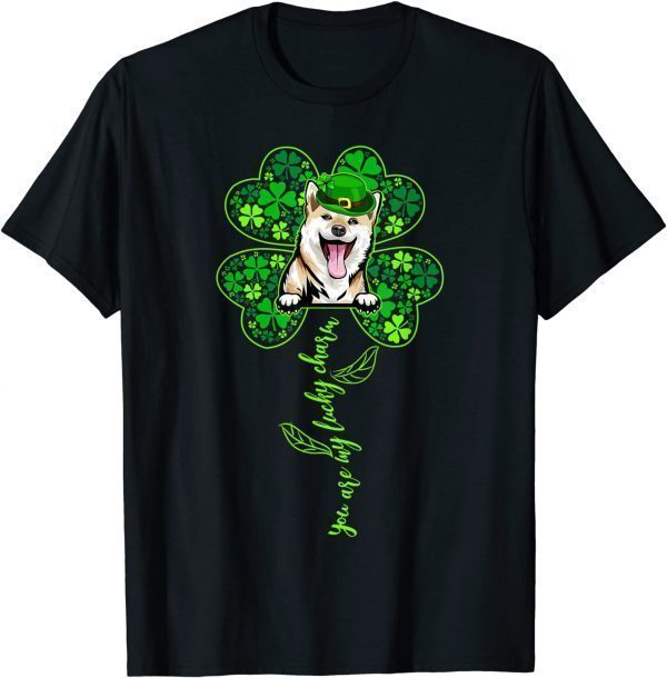 Lucky Charm Shiba Inu Shamrock Happy St Patrick's Day 2022 Shirt