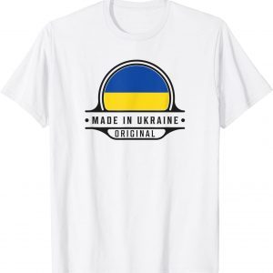 Made in Ukraine Pride Vintage Retro Ukrainian Flag Colors Ukraine Strong T-Shirt