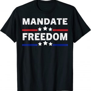 Mandate Freedom American Flag Support Medical Freedom Classic Shirt