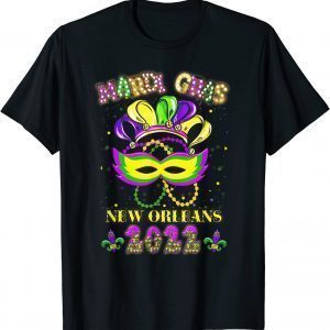 Mardi Gras 2022 New Orleans Costume Mask Design Gift Shirt