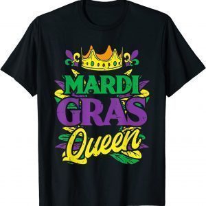 Mardi Gras Queen Crown Funny Mardi Gras Carnival Classic Shirt