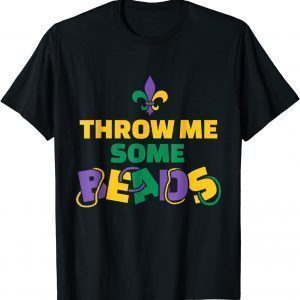 Mardi Gras Throw me some beads Classic Shirt