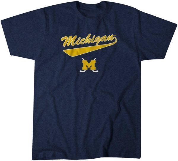 Michigan Hockey Script 2022 Shirt