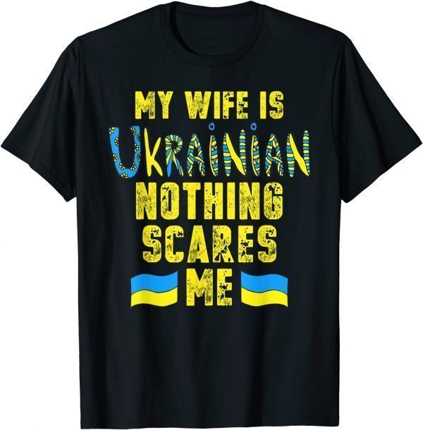 My Wife Is Ukrainian Ukraine Flag Ukraine Classic Shirt