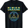 No War In Ukraine Support American Ukrainian Flag Classic Shirt