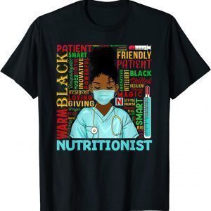 Nutritionist African American Women Black History Month T-Shirt