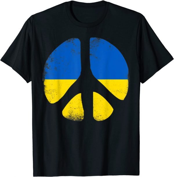 Peace in Ukraine Stand with Ukraine Support for Ukraine Classic Shirt