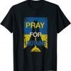 Pray For Ukraine Distressed Support & Stand for Ukraine Support Ukraine Shirt