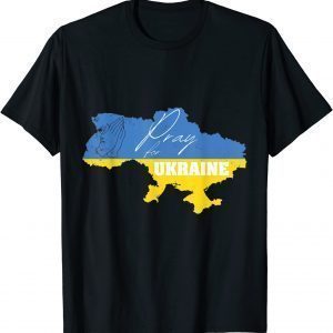 Pray For Ukraine Stand and Support Ukrainian People Peace Ukraine T-Shirt