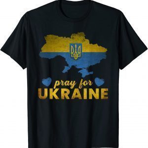 Pray For Ukraine-Stop The War Support Ukrainians Classic Shirt