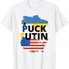 Puck Futin I Stand With Ukrain Usa Flag Puck Futin Classic T-Shirt