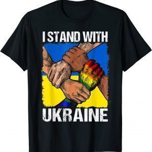 Puck Futin Meme I Stand With Ukraine Ukrainian Flag Ukraine T-Shirt