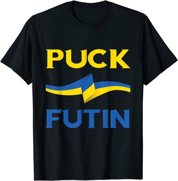 Puck Putin Meme I Stand With Ukraine Ukrainian Lover Support Classic Shirt